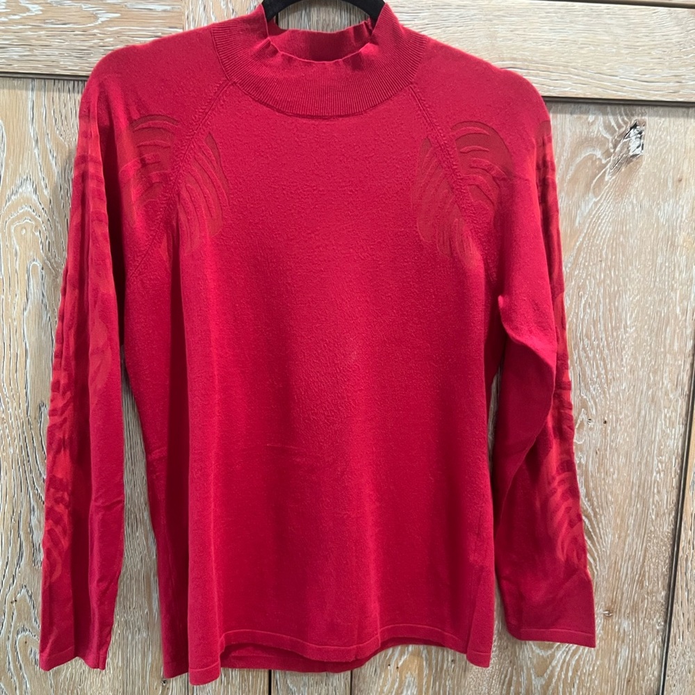 Anne Fontaine ELEORA Red Knit top!